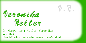 veronika neller business card